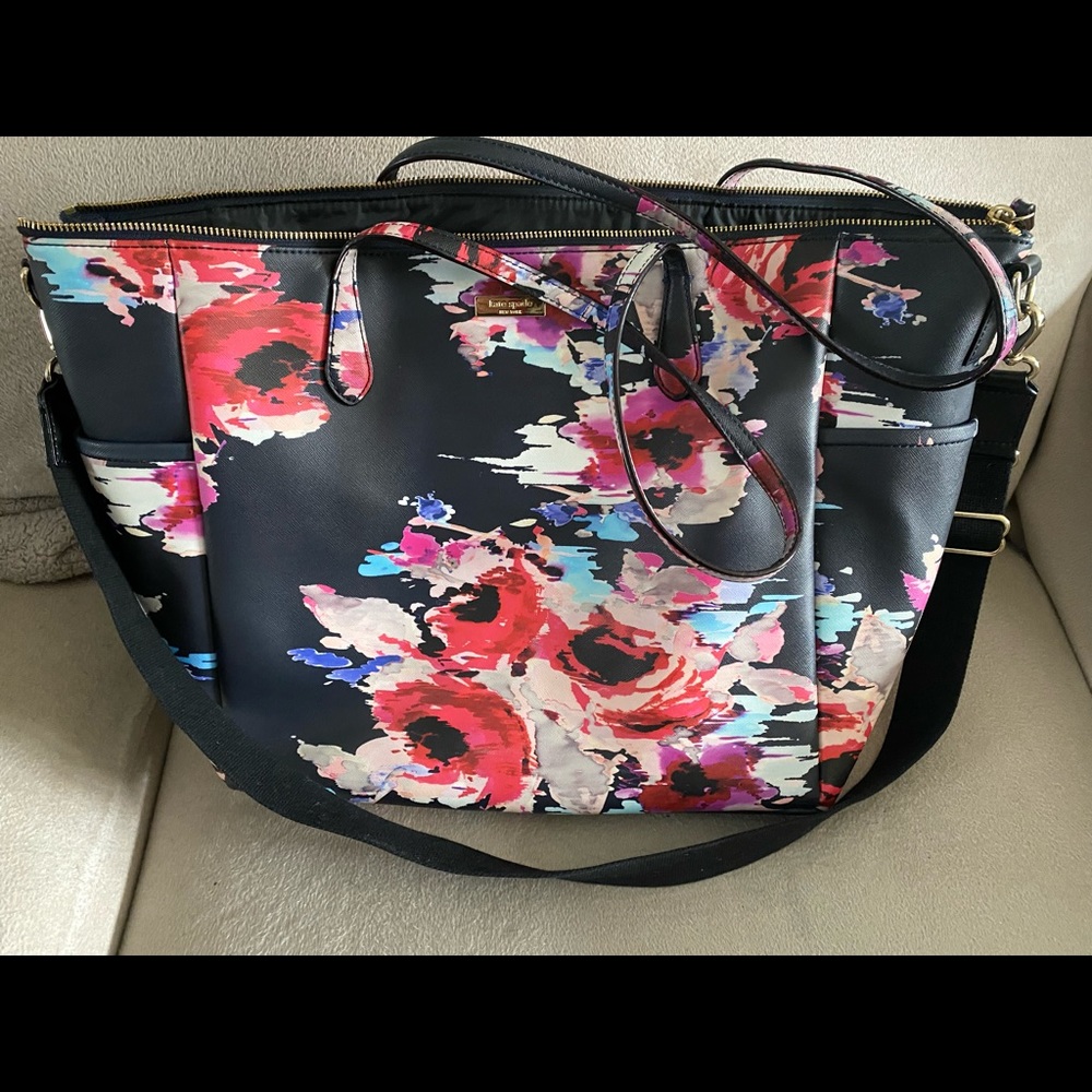 Kate Spade diaper bag tote with shoulder strap - excellent condition!